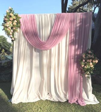 flower wedding decor backdrop outdoor6b