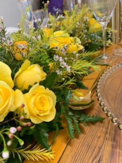 flower wedding reception decor 03b